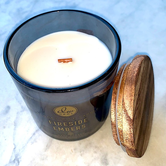 DW HOME CANDLE FIRESIDE EMBERS WOODEN WICK SCENTED NEW - Picture 3 of 4